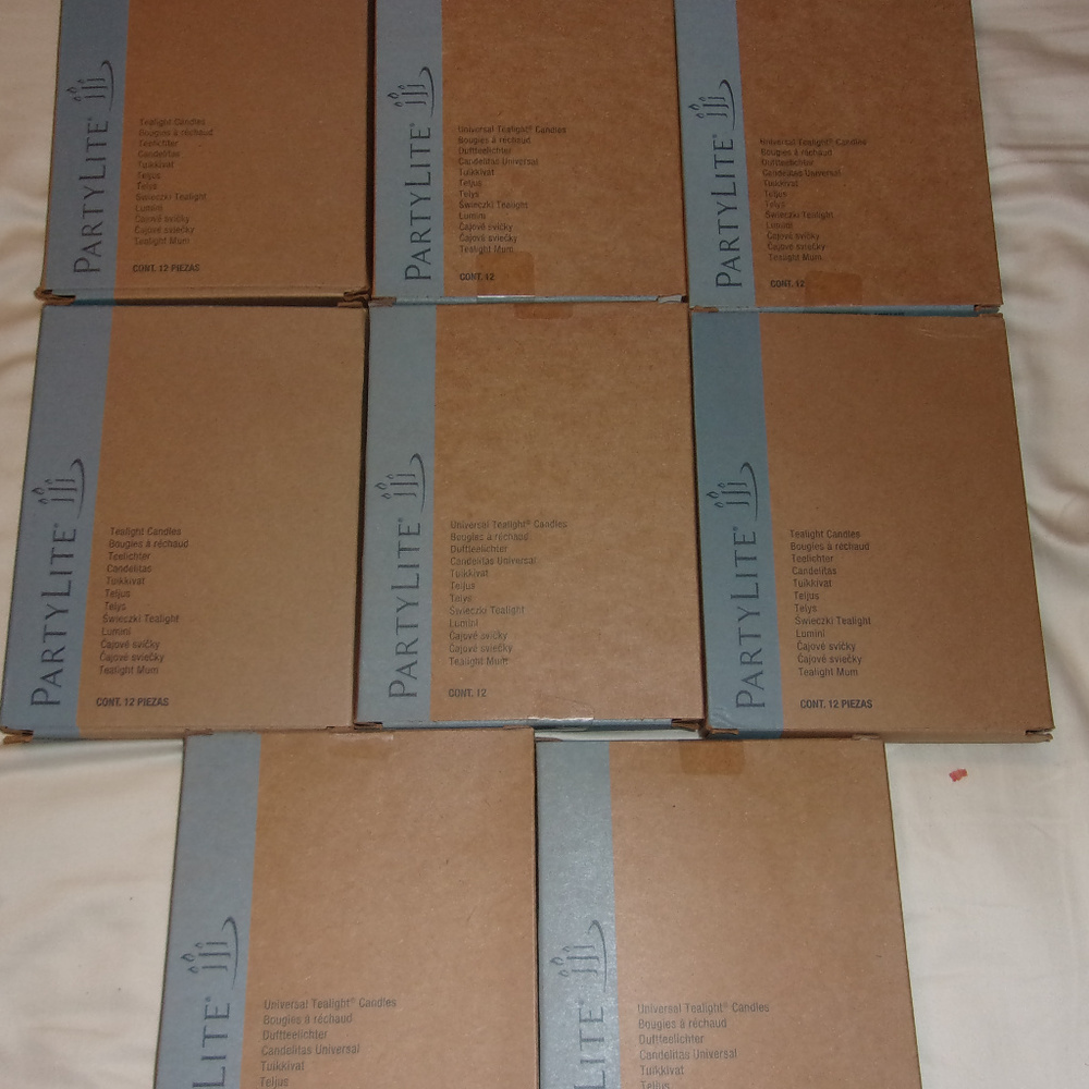 8 boxes of Partylite tealights